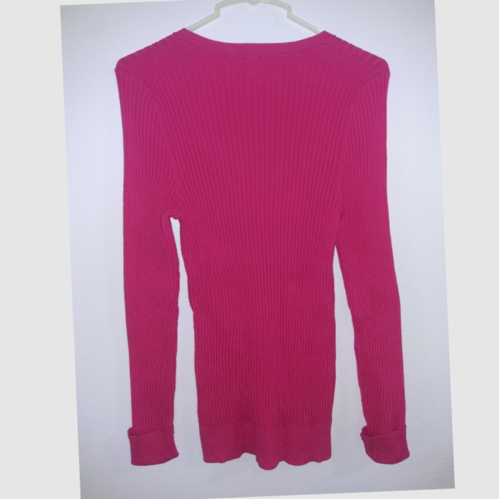 Victoria Secret Pink Ribbed Sweater - Picture 3 of 4